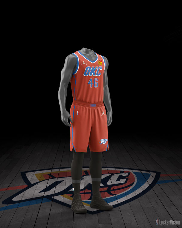 NBA LockerVision - Oklahoma City Thunder - Statement Edition